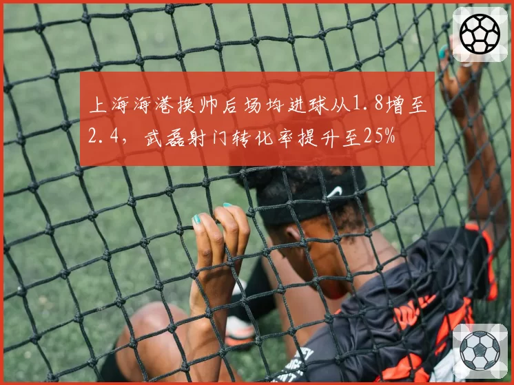 上海海港换帅后场均进球从1.8增至2.4,武磊射门转化率提升至25%